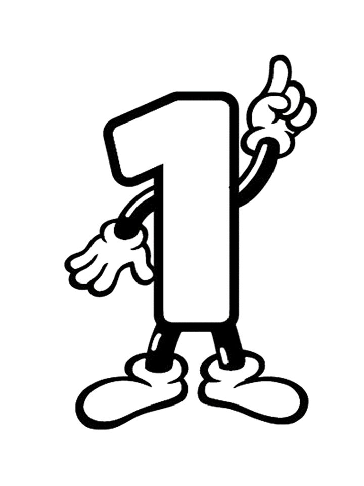 the number one cartoon character holding his hands up