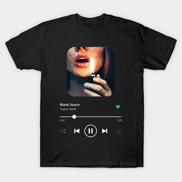 Blank Space Spotify T-shirt Play Tshirt, Blank Space Taylor Swift, Taylor Swift Merchandise, Spotify Premium, Taylor Swift Music, Music Playing, Anti Hero, Copyright Free, Blank Space