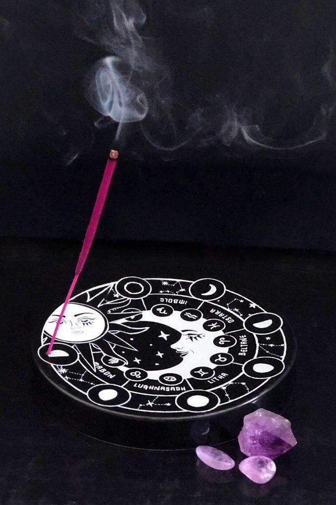 Pagan Incense Holder - Shop Now | KILLSTAR.com | KILLSTAR - UK Store Cat Incense Holder, Alt Room, Incense Packaging, Black Alt, Ceramic Incense Holder, Burning Incense, Incense Burners, Witchy Decor, Incense Holders