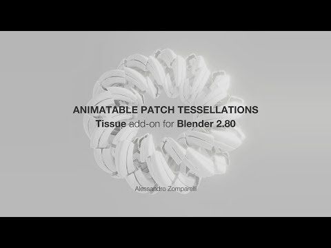 an advertisement with white text that reads, animal patch installations tissue ed - on for blender 2010