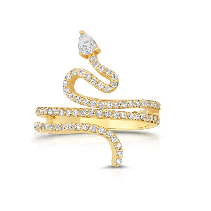 This is our of all time a CLASSIC !! 18k solid gold snake Diamonds ring, The Billy Ring Uber chic, modern and timeless, wear it by itself or stacked, a true fine jewelry statement ring. CONSCIENTIOUSLY MADE IN LA Diamonds size : 1.20 mn Diamond pear shape : 4 mn * 3mn Diamonds Carat Weight : 0.85 Total Weight: Size 7 is approx. 5.5 grams 1.8 mm Band Ready to Ship in 10 -12 business days Made In Los Angeles - Lifetime Guarantee - Real Solid 14K Gold. REF 1002 2586— ALL OUR MODELS ARE REGISTERED Elegant Snake-shaped Promise Ring, Fine Jewelry Snake Shaped Wedding Rings, Luxury Snake-shaped Wedding Ring, Elegant Snake Ring For Anniversary, Elegant Snake Shaped Ring For Anniversary, Elegant 14k Gold Snake Shaped Rings, Elegant White Gold Snake Shaped Rings, Snake-shaped Diamond Ring For Anniversary, Yellow Gold Diamond Ring In Snake Shape