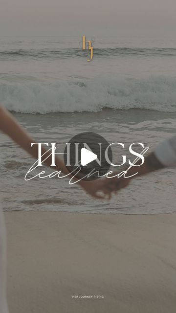 two people holding hands on the beach with waves in the background and words that read things you need to know about