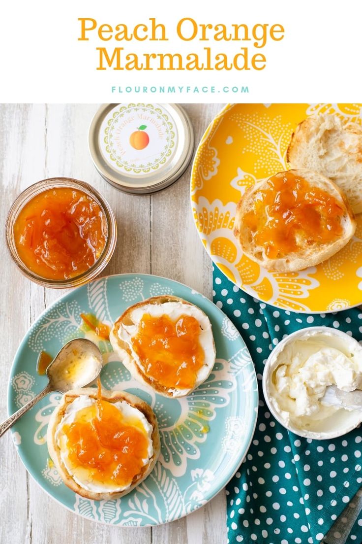 peach orange marmalade is an easy and delicious dessert that's ready to be eaten