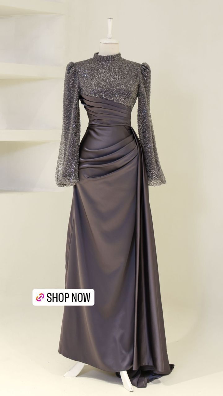 Dress Lebaran, Dress Brokat Modern, Modest Dresses Fashion, Simple Bridesmaid Dresses, Soiree Dress, Gowns Dresses Elegant, Classy Prom Dresses, Women Dresses Classy, Fancy Dresses Long