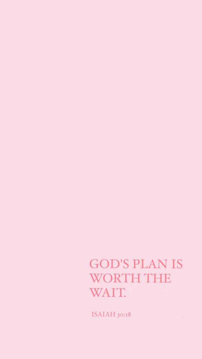 god's plan is worth the wait