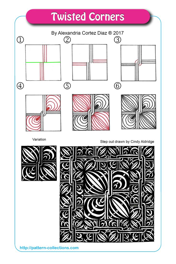 the instructions for how to use twisted corners in quilts and other projects, including this pattern