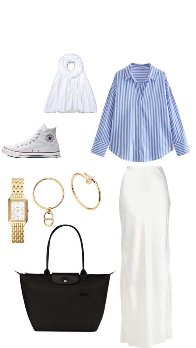 Jupe blanche chemise Outfit Chemise Blanche, Outfit Jupe, Ootd