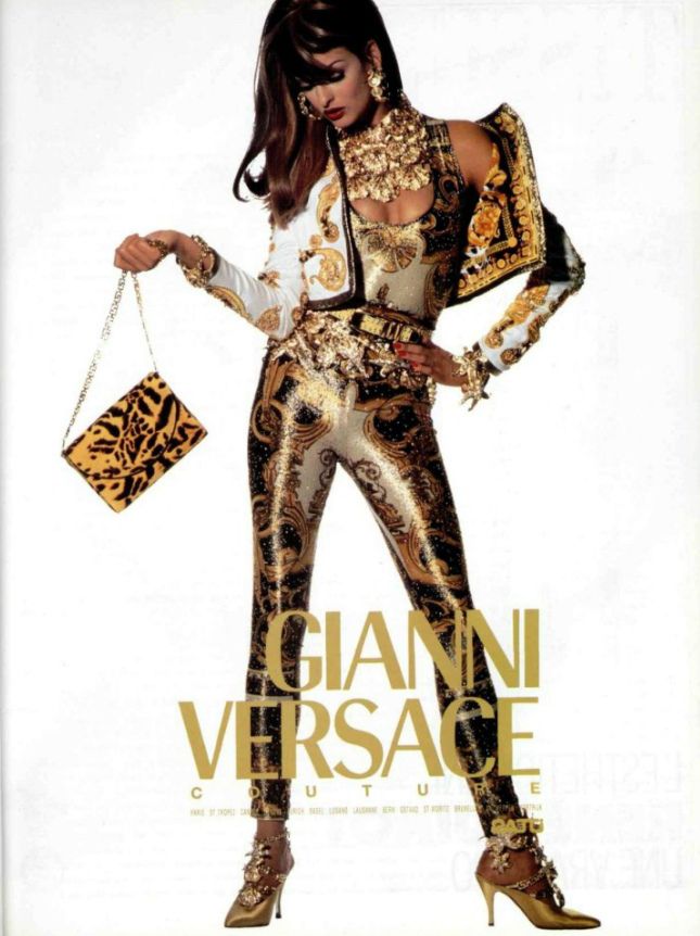 92's fashion Linda evangelista Versace 90s, 90s Versace, Yasmeen Ghauri, Mode Editorials, Irving Penn, Original Supermodels, Versace Fashion, 90s Supermodels, Fashion Ads