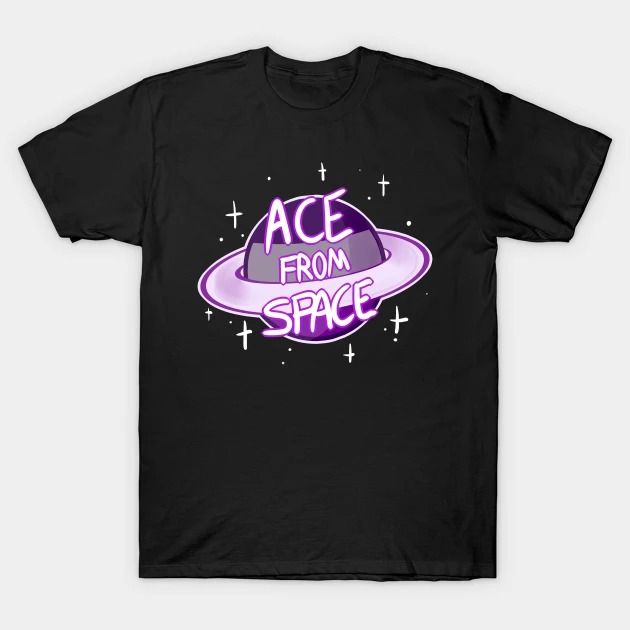 Ace from space - Ace Pride - T-Shirt | TeePublic Space Ace, Pride Merchandise, Ace Pride, Pride Tshirts, Clothing Apparel, Shirt Designs, Tshirt Designs, T Shirts, T Shirt