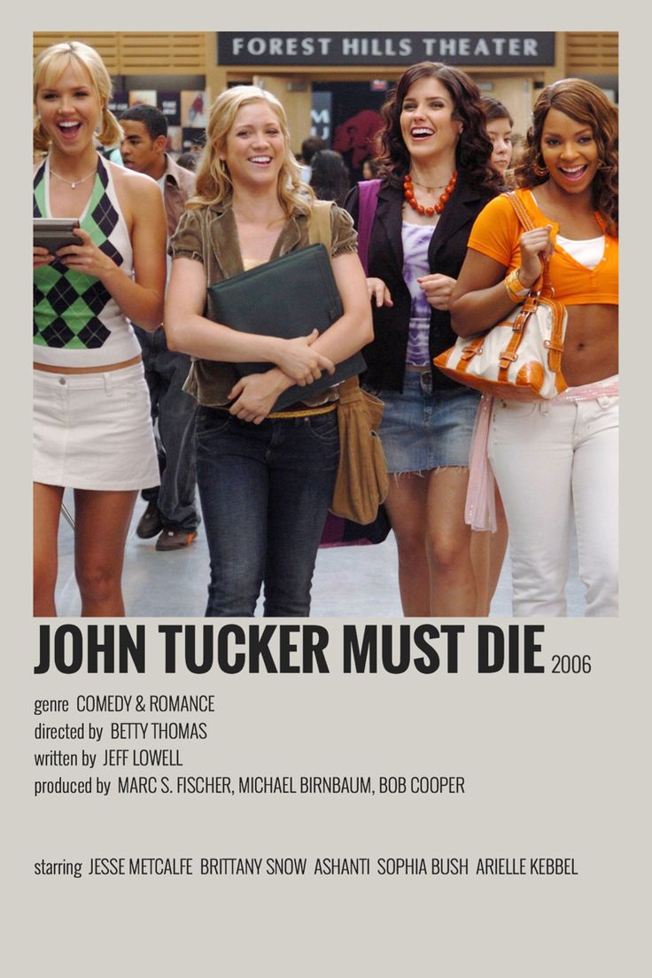 the movie poster for john tucker must die, starring actors from left to right julia