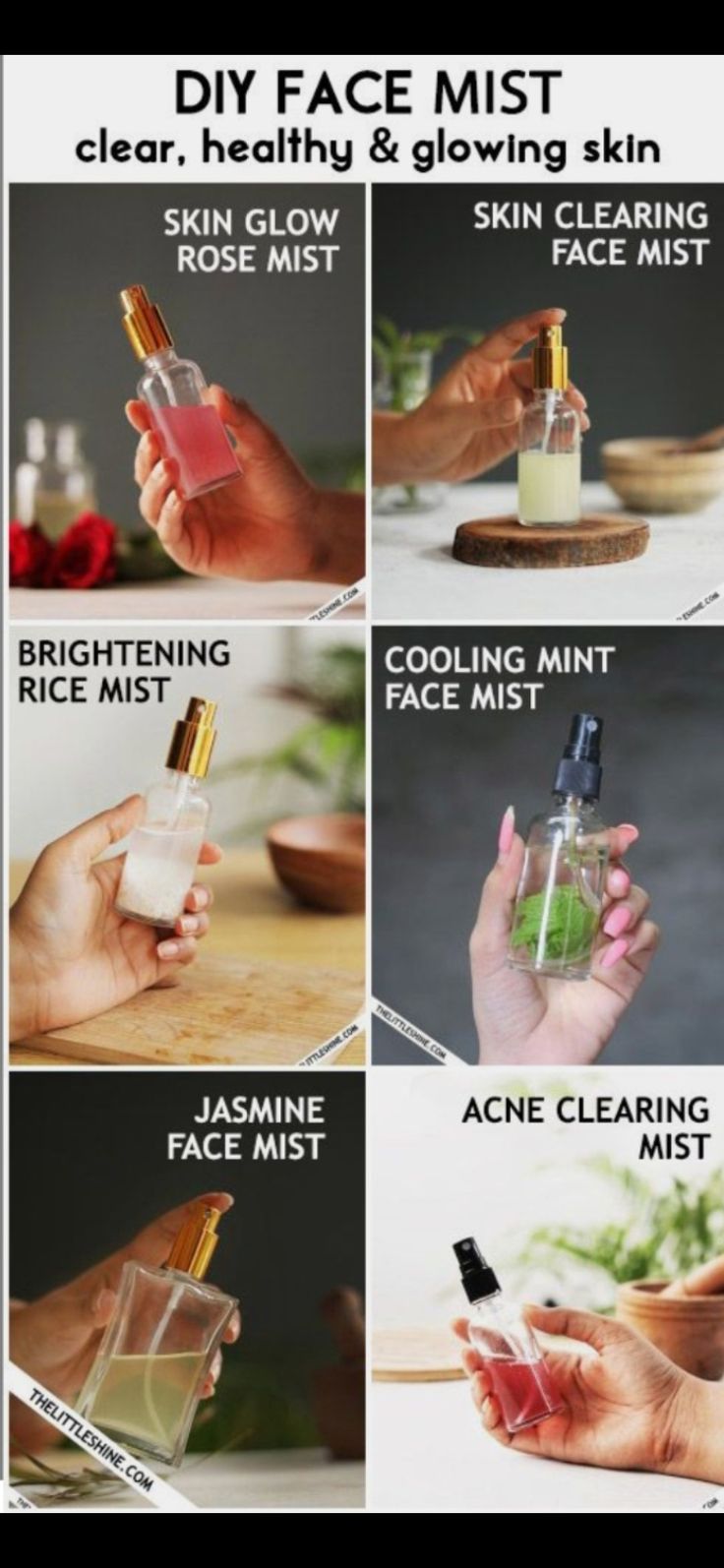 Diy Face Mist, Best Face Mist, Skin Clearing, Clear Healthy Skin, Face Spray, Glow Skin, Healthy Glowing Skin, Best Face, Best Oils