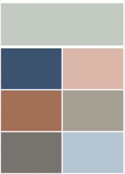 the color palette is blue, brown, and gray