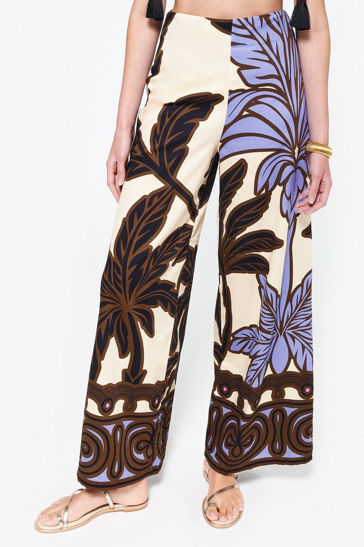 These pants are a one of a kind, show pant featuring the team's favorite print. They offer the most complimenting waist band with tie zip closure. Made from 100% organic cotton. Model pictured wearing a size small. We recommend taking your true size. Textiles Print, Eid Adha, Sets Summer, Logo Sign, Print Inspiration, Border Print, Model Pictures, Printed Pants, Textile Prints