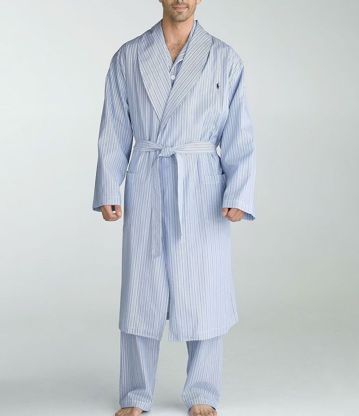 Shop for Polo Ralph Lauren "Andrew" Striped Robe at Dillard's. Visit Dillard's to find clothing, accessories, shoes, cosmetics & more. The Style of Your Life. Classic Long Sleeve Robe For Loungewear, Classic Long Sleeve Robe For Daywear, Long Sleeve Cotton Robe With Tie Waist, Cotton Robe With Tie Waist, Chest Opening, Pajama Robe, Mens Pajamas, Belt Tying, Dillard's