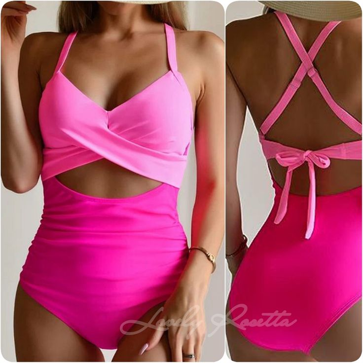 This Swimwear Is Perfect For Making A Statement By The Pool Or On The Beach. This Swimwear Combines Chic Style With A Touch Of Daring. Material: 82% Polyester, 18% Spandex This Item Size Conversion Chart: Sizes (In Letters) S - 2/4 M - 6 L - 8/10 Xl- 12 Ships Within 7 To 10 Days Shop With Us For: Fall Trendy Trending Athleisure Modest Party Attire Necklaces Tops Fedora Hat Winter Gypsy Fleece Spring Summer Formal Suede Streetwear Sheer Satin Engagement Gathering Fleece Blazers Boho Bohemian Long Pink Beachwear Tankini For Party, Pink Tankini For Beach Party, Summer Party Swimwear With Tie Back, Pink One-piece Swimwear For Party, Pink Lined One-piece For Party, Pink One-piece Tankini For Party, Pink One-piece Tankini For Summer, Pink Backless One Piece With Lined Body, Pink Backless One-piece With Lined Body