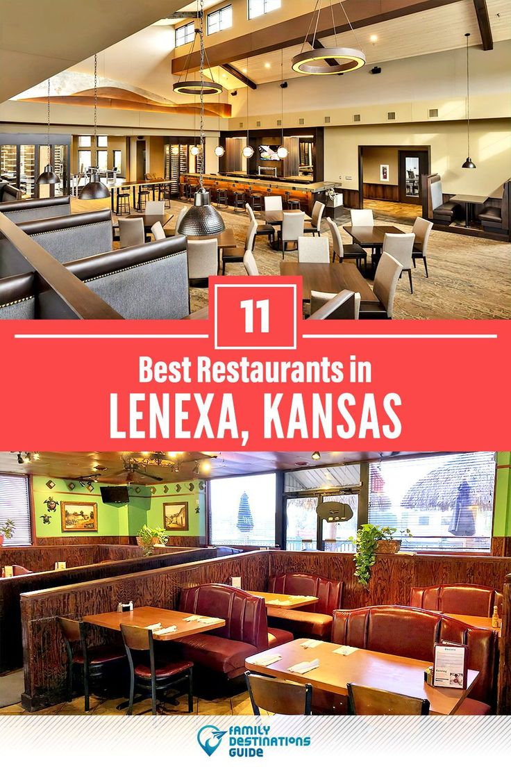 the inside of a restaurant with tables and chairs in front of it, text overlay reads 11 best restaurants in lenexa, kansas