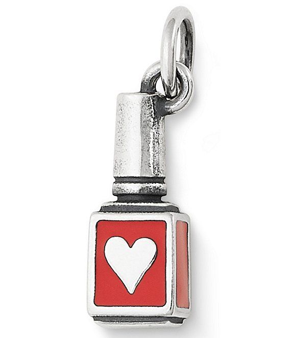 James Avery Enamel Red Nail Polish Charm | Dillard's James Avery Christmas Charms, Silver Metal Heart Charm, Symbolic Nickel-free Jewelry For Friendship, Silver Heart Charm In Metal, Heart-shaped Silver Enamel Jewelry, Silver Heart-shaped Enamel Jewelry, Red Heart Charm Jewelry For Friendship, Silver Hypoallergenic Jewelry For Keepsake, Hypoallergenic Silver Jewelry For Keepsake