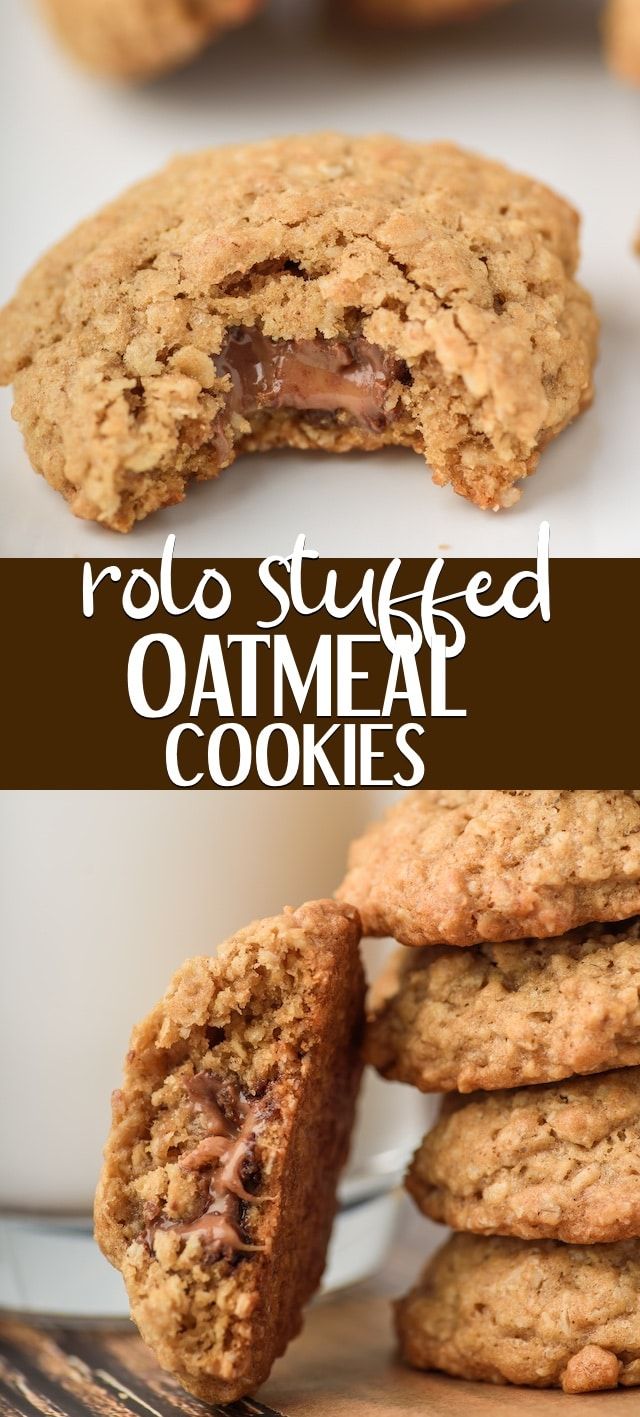 a stack of oatmeal cookies sitting on top of each other