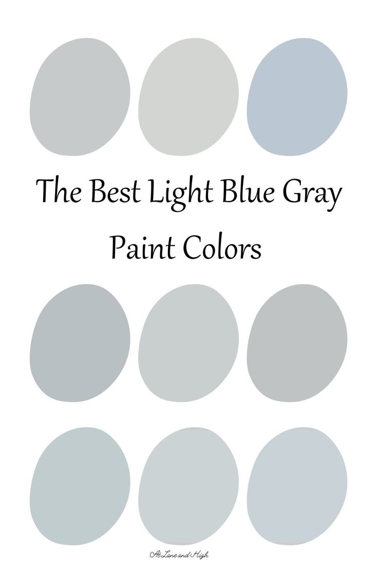 the best light blue gray paint colors