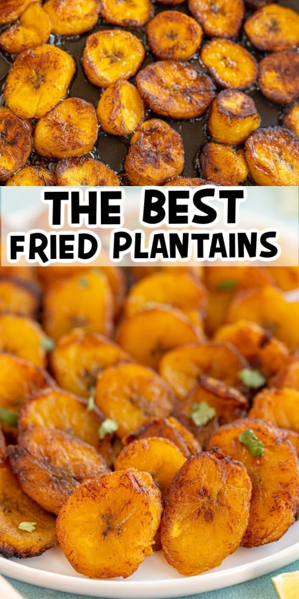 the best fried plantains recipe is made with only three ingredients and ready to be eaten