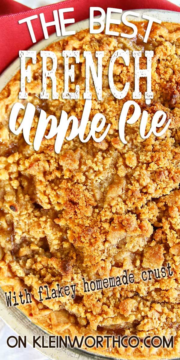 the best french apple pie with flaky homemade crust