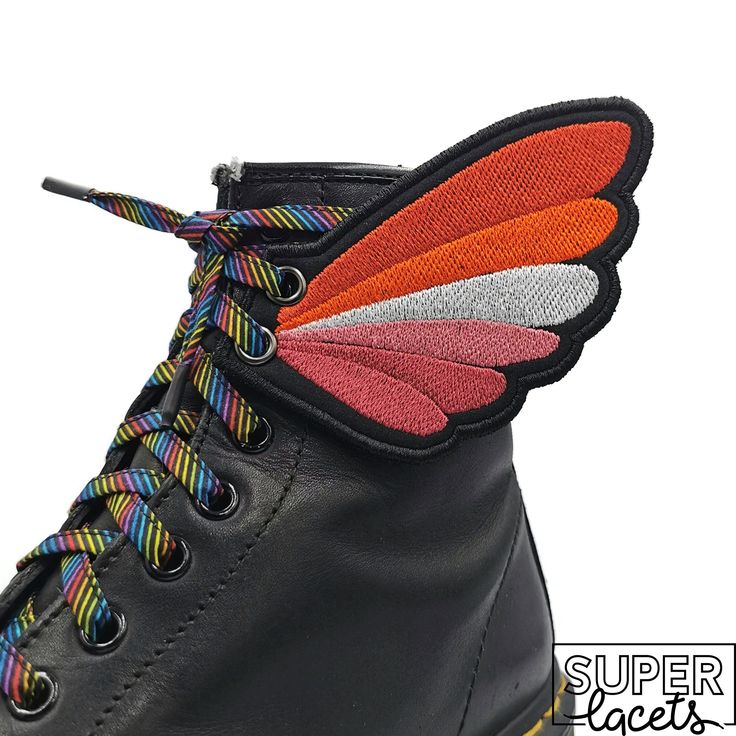 Take your shoes to the next level with these shoe wings! Perfect for adult low and high shoes. Dimensions: 11 cm high x 9 cm wide Fabric exterior but water resistant thanks to a thick foam. Sold in pairs: one for the right foot, one for the left foot! Shoe Wings, Decorating Shoes, Pride Shoes, Butterfly Shoes, High Shoes, Shoe Repair, Shoe Insoles, Decorated Shoes, Unisex Gifts