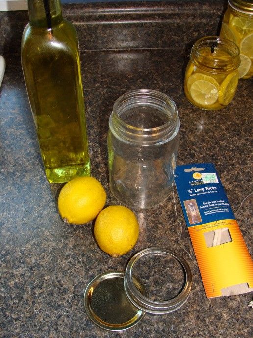 the ingredients to make lemonade are sitting on the counter next to jars and measuring spoons