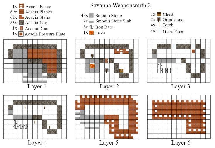 four different types of cross - stitch patterns with the names and numbers for each piece