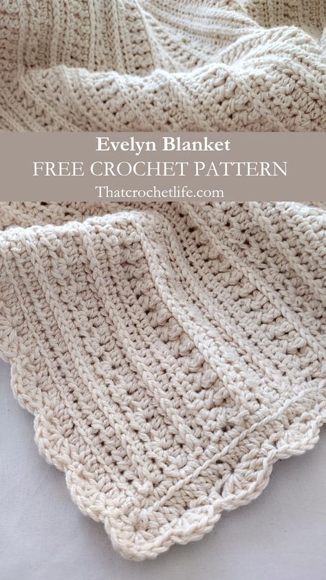 a crocheted blanket with text overlay that reads, every blanket is free crochet pattern