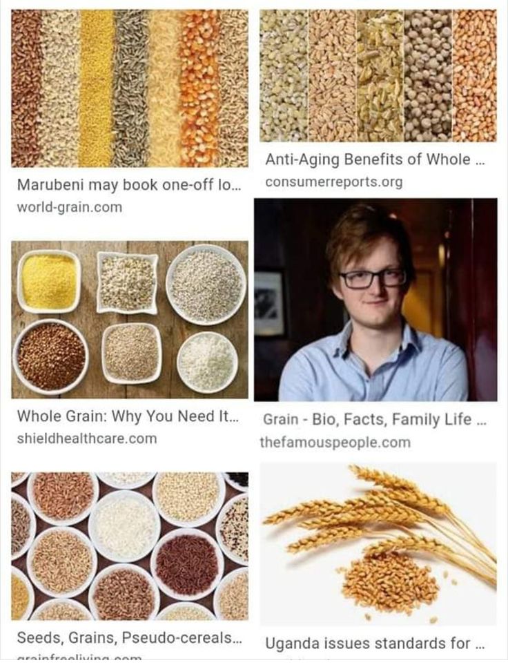 an image of different types of cereals and grains on pinterest page with the caption's description below