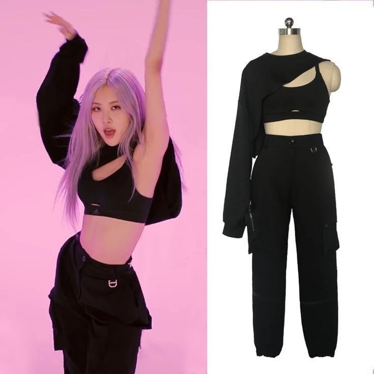 Street Dance Outfit, Hip Hop Cargo Pants, Dancer Outfit, Looks Hip Hop, Dance Style Outfits, Blackpink Concert, Hip Hop Dancer, Vest Tops Women, Dance Outfits Practice