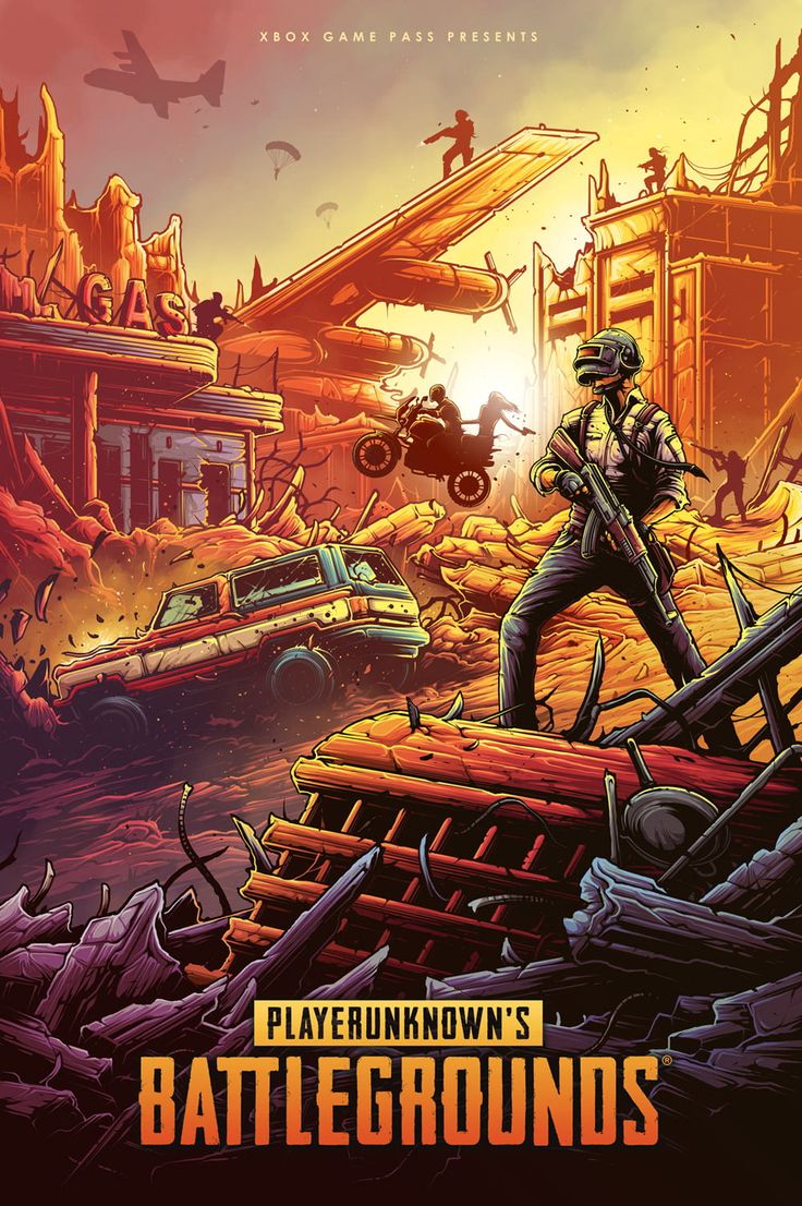 the cover to player unknown's battlegroundss, with an image of a man in