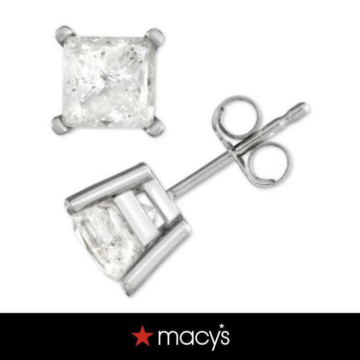 in stock Macy's Classic Brilliant Cut Diamond Earrings, Timeless Silver Diamond Earrings With Vs Clarity, Macy's Brilliant Cut Diamond Earrings, Macy's White Gold Diamond Earrings With Vvs Clarity, Macy's Diamond Earrings With Prong Setting For Anniversary, Macy's Brilliant Cut Diamond White Diamond Earrings, Macy's Fine Jewelry Diamond Earrings With Prong Setting, Macy's Brilliant Cut Diamond White Earrings, Macy's Diamond Cut Sterling Silver Earrings