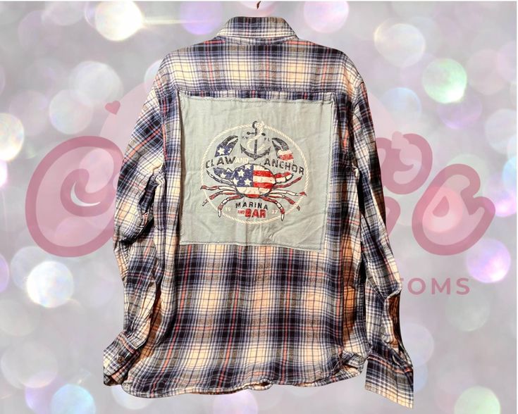 This one of a kind tee flannel offers the unique style of a tshirt with the soft comfort of a 100% cotton flannel.   Size: XL Brand: Faded Glory Casual Plaid Cotton T-shirt, Long Sleeve Flannel Top With Graphic Print, Casual Flannel Shirt With Graphic Print, Relaxed Fit Plaid Shirt With Graphic Print, Plaid Flannel Tops With Graphic Print, Plaid Flannel Shirt With Graphic Print, Plaid Graphic Print Flannel Shirt, Plaid Cotton Flannel Shirt With Graphic Print, Flannel Shirt Refashion