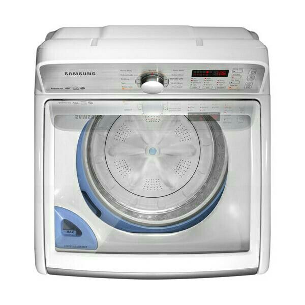 the front view of a samsung washing machine