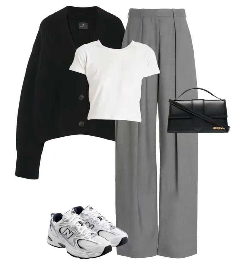 Smart Casual Winter Outfits Women, Looks Adidas, Smart Outfits, Skandinavian Fashion, Chique Outfits, Uni Outfits, Work Fits, Everyday Fashion Outfits, Casual Day Outfits