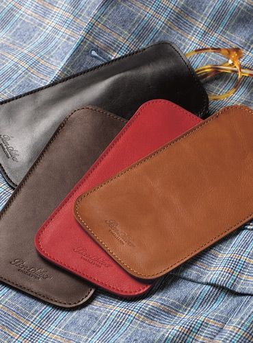 Fine Leather Eyeglass Cases Luxury Soft Leather Brown Wallets, Luxury Brown Soft Leather Wallet, Elegant Brown Case For Everyday Use, Elegant Everyday Brown Case, Elegant Brown Everyday Case, Brown Leather Wallets In Rectangular Shape, Brown Leather Wallet In Rectangular Case, Brown Leather Case With Card Slots, Classic Leather Cases With Card Slots