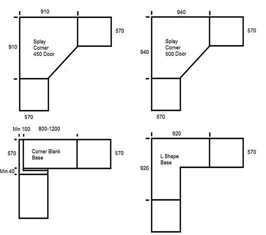 the floor plan for an apartment building with three levels and four different areas to each level