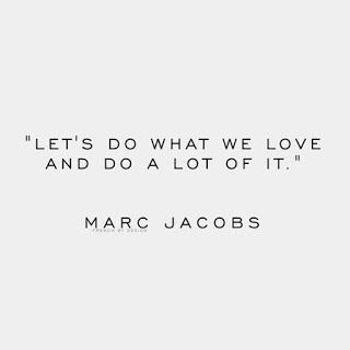 a quote that reads, let's do what we love and do a lot of it