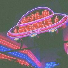 a neon sign that says wild assie on it