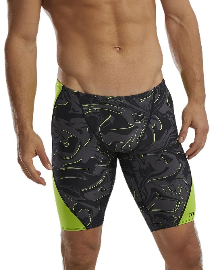 PRICES MAY VARY. 94% Polyester, 6% Spandex Imported Swim strong and never fade with the Men’s Durafast Elite Jammer Swimsuit. Constructed with TYR’s most durable textile - Durafast Elite - this performance swimsuit utilizes high denier poly fiber and innovative circular knit construction to combine the strength and colorfastness of polyester with the comfort of spandex. TYR Jammer swimsuits hit above the knee and feature a compressive fit, adjustable drawcord waist and free range of motion. They are the perfect performance suits for athletes who want reliable coverage that won’t weigh them down. Due to their chlorine proof and colorfast nature, Durafast Eliteswimsuits are able to sustain 300+ hours of use, while maintaining a comfortable hold on your body. Fitted Nylon Swim Trunks For Water Sports, Fitted Nylon Swim Trunks For Training, Breathable Fitted Swim Trunks For Water Sports, Fitted Breathable Swim Trunks For Training, Breathable Fitted Swim Trunks For Training, Moisture-wicking Nylon Swimwear For Sports Events, Fitted Swim Trunks For Water Sports, Sporty Fitted Swim Trunks For Water Sports, Breathable Fitted Swim Trunks For Sports