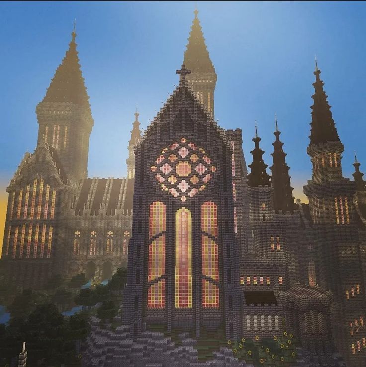 an image of a large building that looks like it is in minecraft