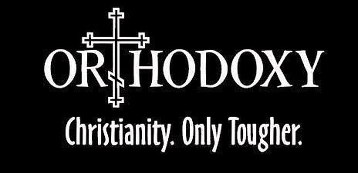 the logo for orthodxy christian only together