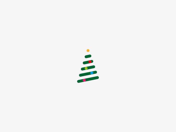 a colorful christmas tree on a white background