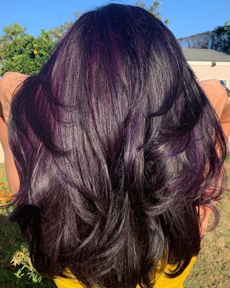 Silver Pixie, Hair Color Plum, Dark Purple Hair, Plum Hair, Hair Color Underneath, Wine Hair, Hair Color Streaks, Violet Hair, Hair Streaks