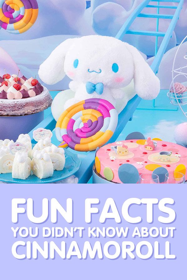 an advertisement for some kind of cake and candy shop with bunny on the table in front of it