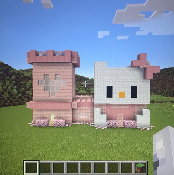 an image of a house in minecraft