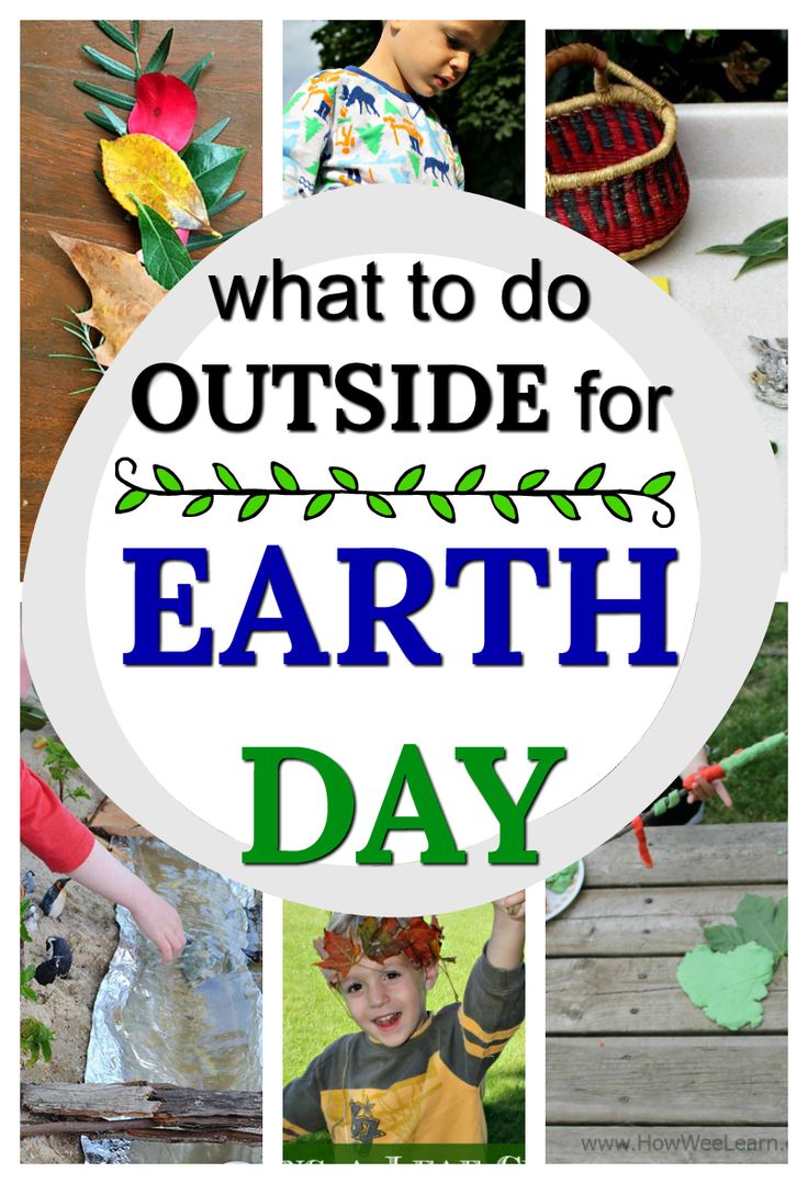 what to do outside for earth day