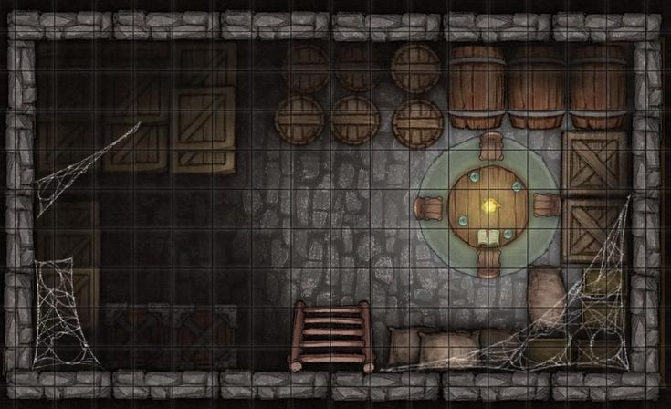 an overhead view of a room in a game