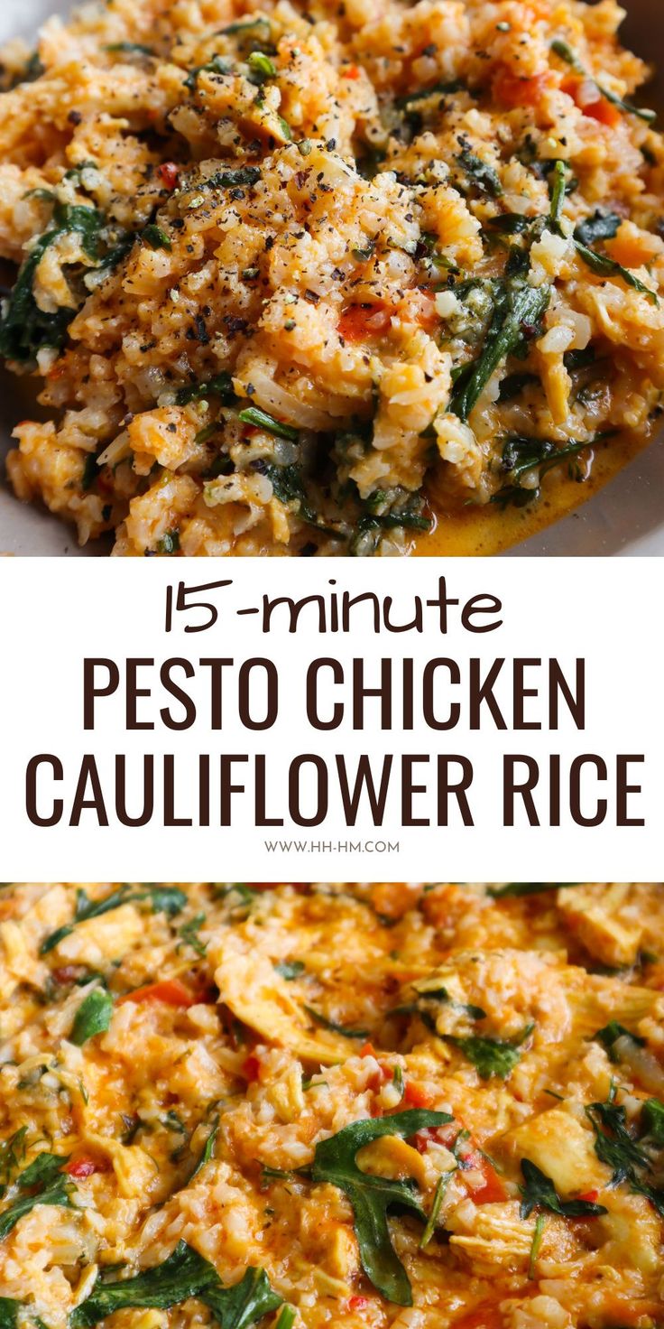 this is an easy and delicious recipe for chicken cauliflower rice